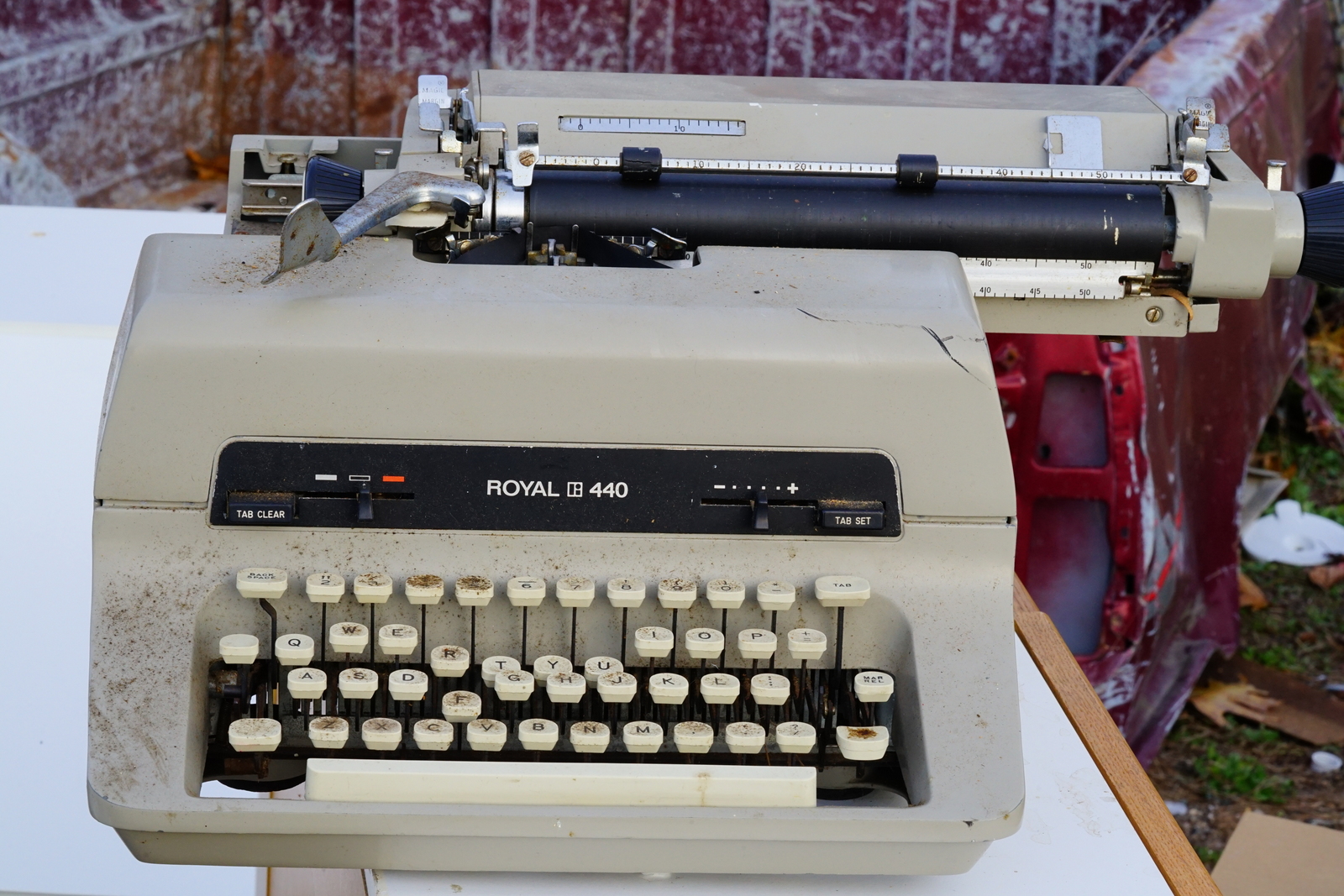 Royal 440 typewriter Anura Guruge Sony a7 II